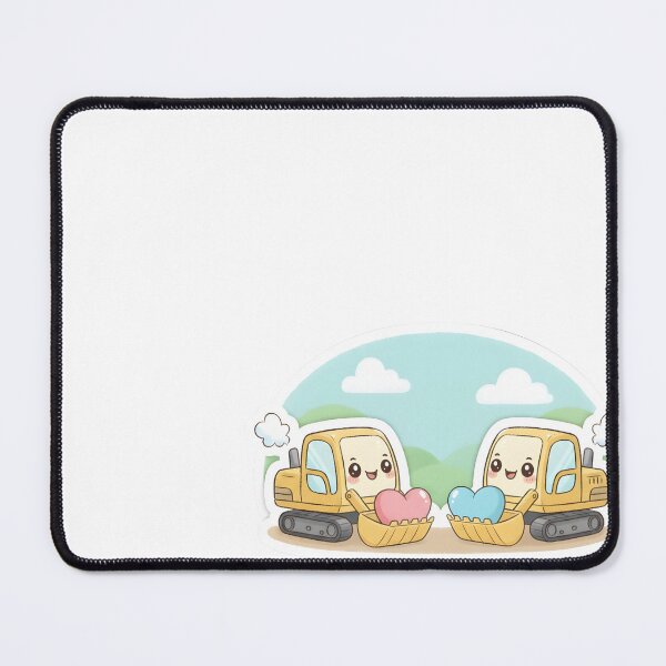 Item preview, Cute Yellow Excavator Sticker designed and sold by 4AGift.