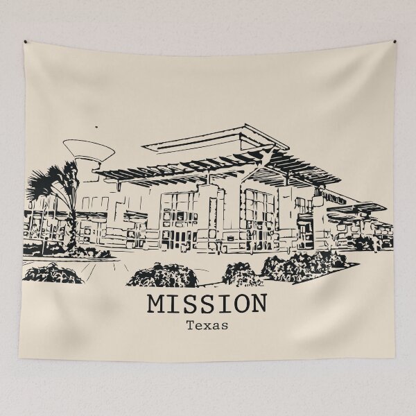Item preview, Mission - Texas designed and sold by Lakeric Cityscapes.