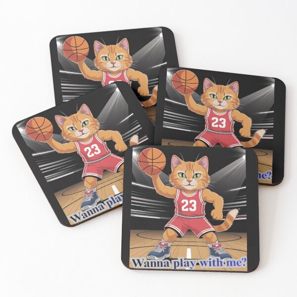 Item preview, A cat like a basketball player designed and sold by Jusiasw.