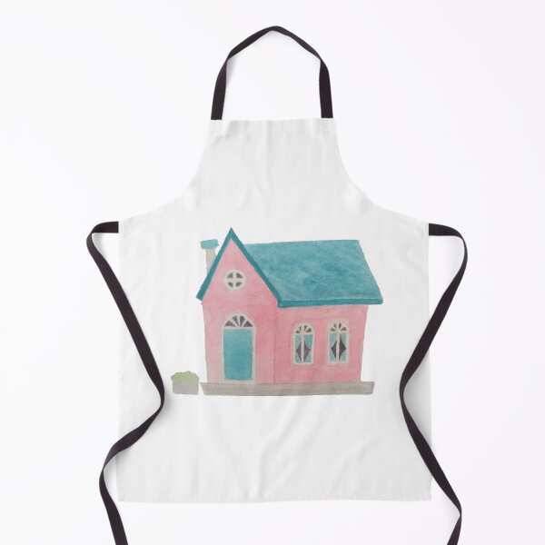 Item preview, Cute Pink Watercolour House designed and sold by rachelmcintyreart.