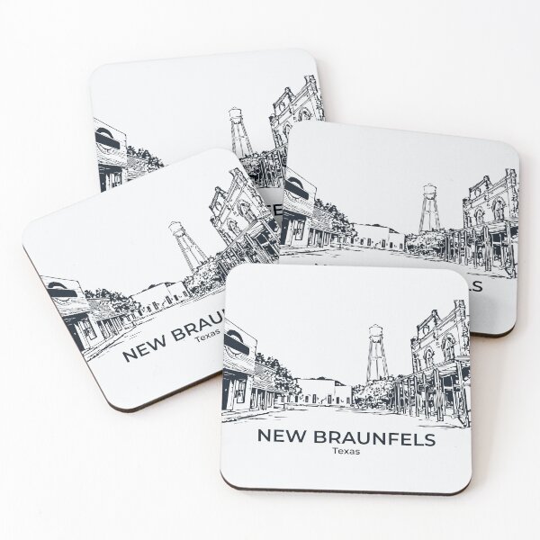 Item preview, New Braunfels - Texas designed and sold by Lakeric Cityscapes.