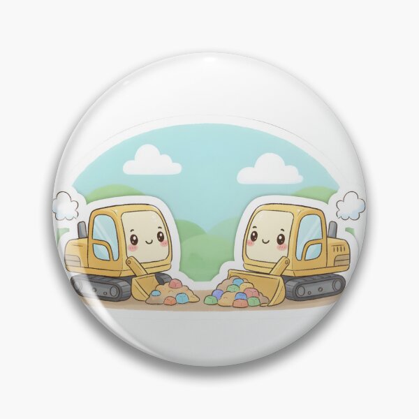Item preview, Cute Yellow Excavator designed and sold by 4AGift.