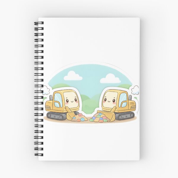 Item preview, Cute Yellow Excavator designed and sold by 4AGift.