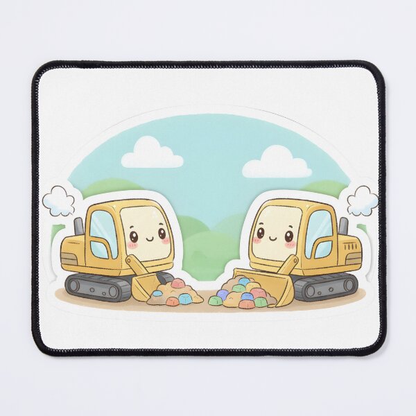 Item preview, Cute Yellow Excavator designed and sold by 4AGift.