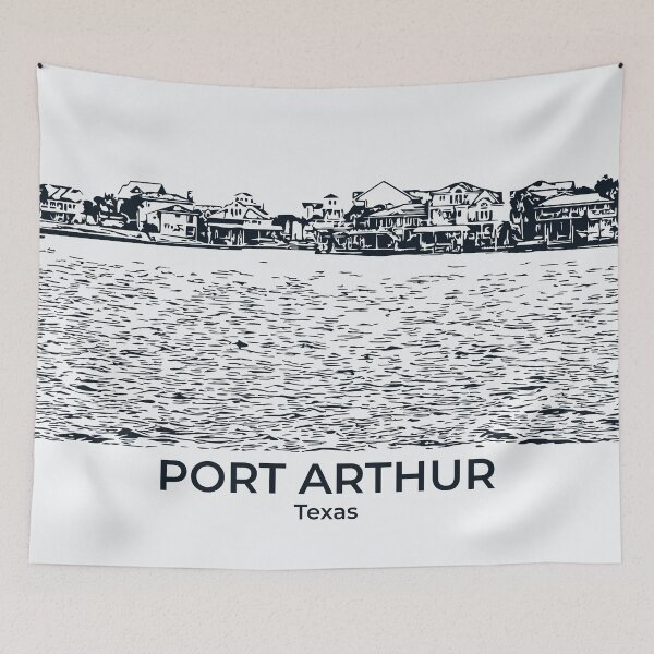 Item preview, Port Arthur - Texas designed and sold by Lakeric Cityscapes.