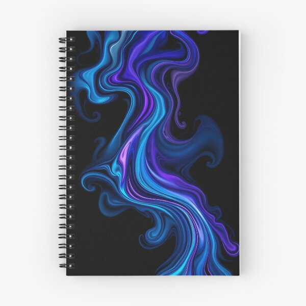 Item preview, Metallic blue fluid stream designed and sold by ScreenPin.
