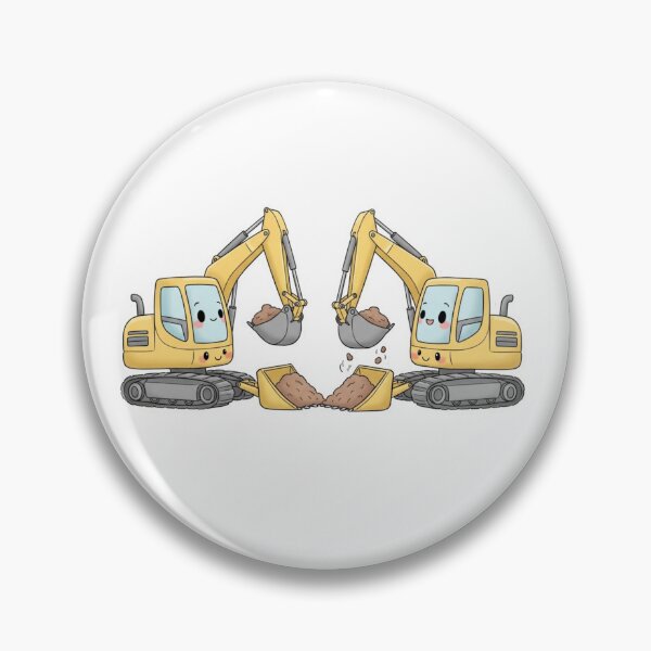 Item preview, Cute Yellow Excavator designed and sold by 4AGift.