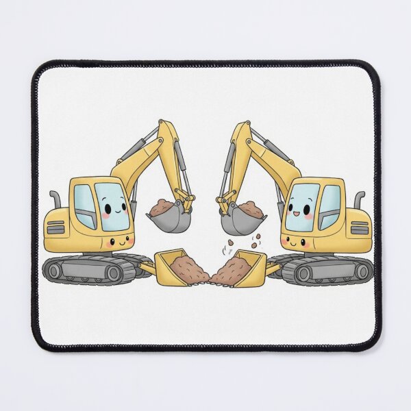 Item preview, Cute Yellow Excavator designed and sold by 4AGift.