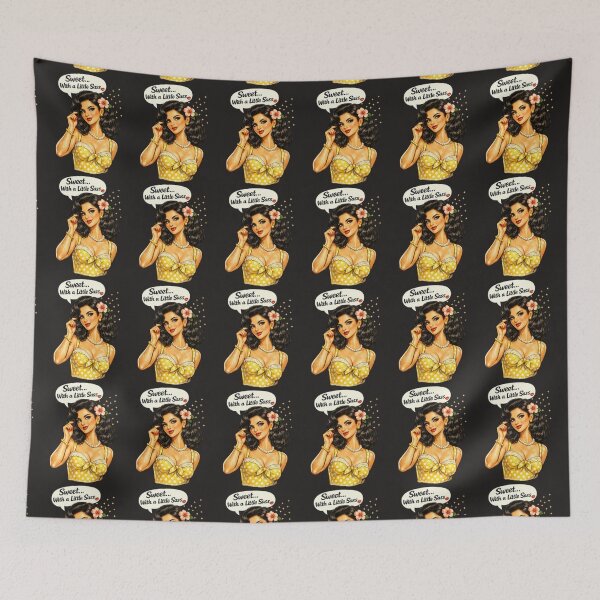 Item preview, Sweet With a Little Sass – Retro Brunette Pin-Up designed and sold by Bea May Bombshell Studio.