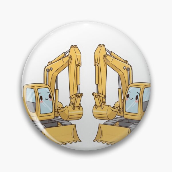 Item preview, Cute Yellow Excavator designed and sold by 4AGift.