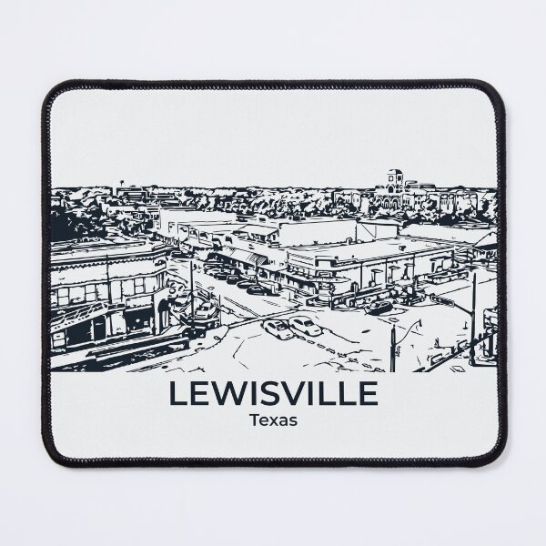 Item preview, Lewisville - Texas designed and sold by Lakeric Cityscapes.