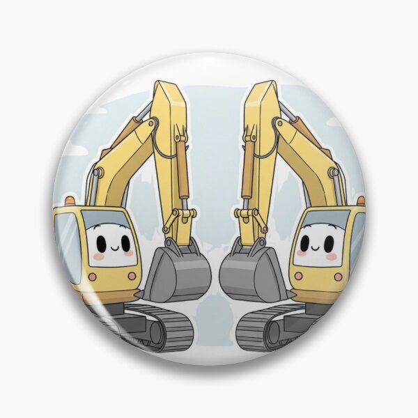Item preview, Cute Yellow Excavator designed and sold by 4AGift.