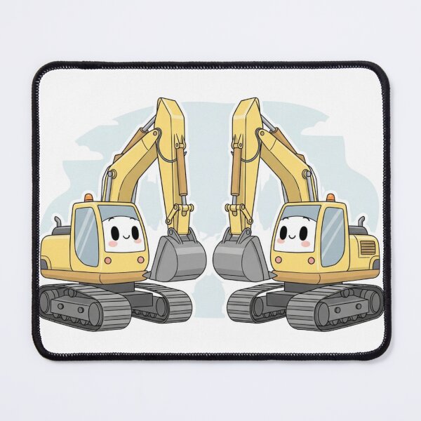 Item preview, Cute Yellow Excavator designed and sold by 4AGift.