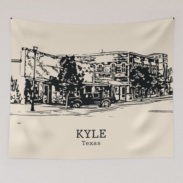 Item preview, Kyle - Texas designed and sold by Lakeric Cityscapes.