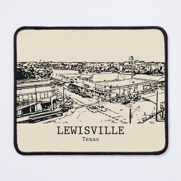 Item preview, Lewisville - Texas designed and sold by Lakeric Cityscapes.