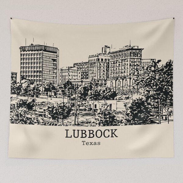 Item preview, Lubbock - Texas designed and sold by Lakeric Cityscapes.