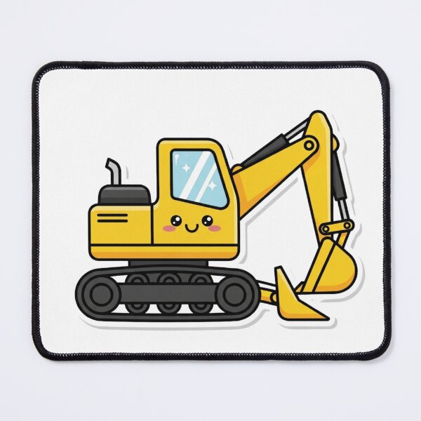 Item preview, Cute Yellow Excavator designed and sold by 4AGift.