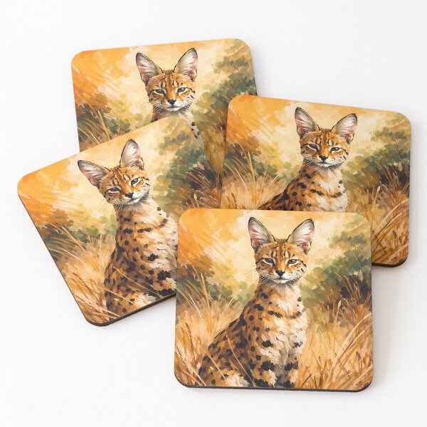 Item preview, Majestic Serval in the Wild designed and sold by cuprum.