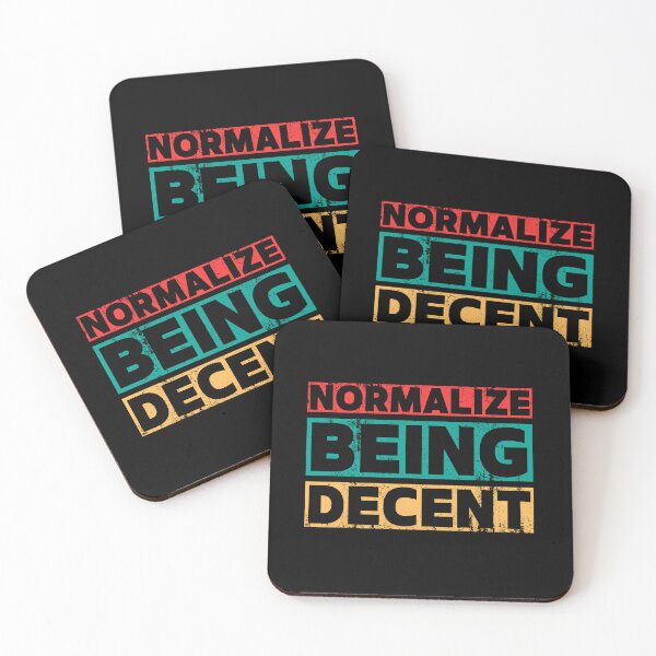 Item preview, Normalize Being Decent – Retro Vintage Distressed 70s Typography designed and sold by JB-designstudio.