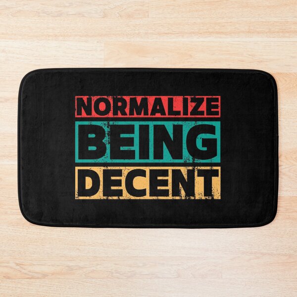 Item preview, Normalize Being Decent – Retro Vintage Distressed 70s Typography designed and sold by JB-designstudio.