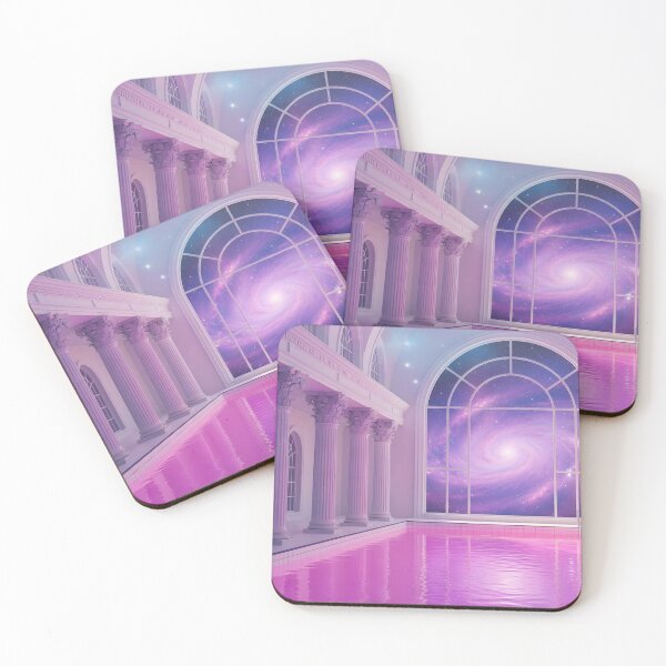 Item preview, Neon Vaporwave Pool Rooms - Aesthetic Liminal Space Art designed and sold by powersunlight.