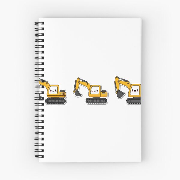 Item preview, Cute Yellow Excavator Sticker for Kids designed and sold by 4AGift.
