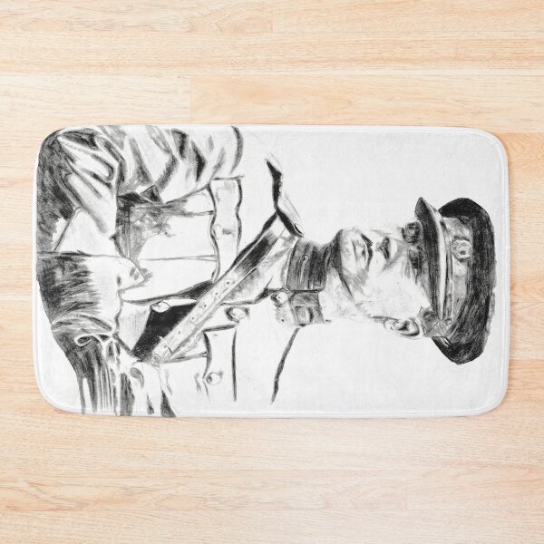 Item preview, Michael Collins Black and White Drawing designed and sold by rachelmcintyreart.