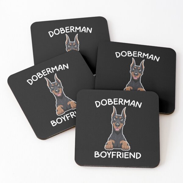 Item preview, Doberman Pinscher Boyfriend | Cute Dog Cartoon designed and sold by silent ocean.