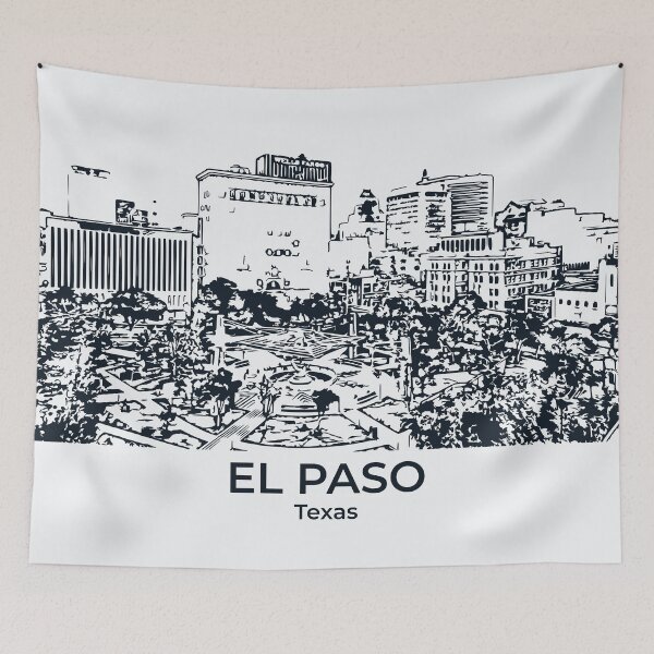 Item preview, El Paso - Texas designed and sold by Lakeric Cityscapes.