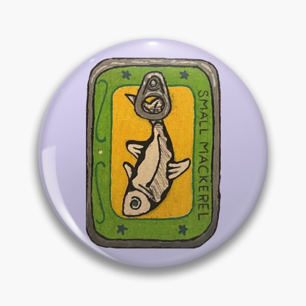 Item preview, Small Mackerel Sardine Tin Vertical designed and sold by shannonisonline.
