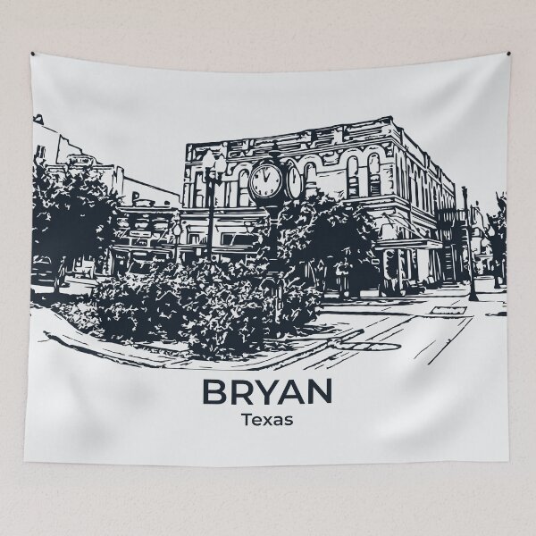 Item preview, Bryan - Texas designed and sold by Lakeric Cityscapes.