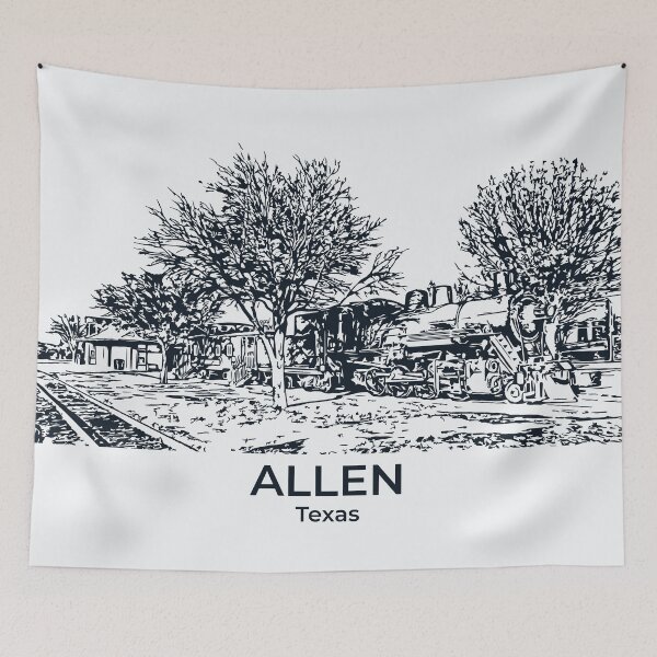 Item preview, Allen - Texas designed and sold by Lakeric Cityscapes.