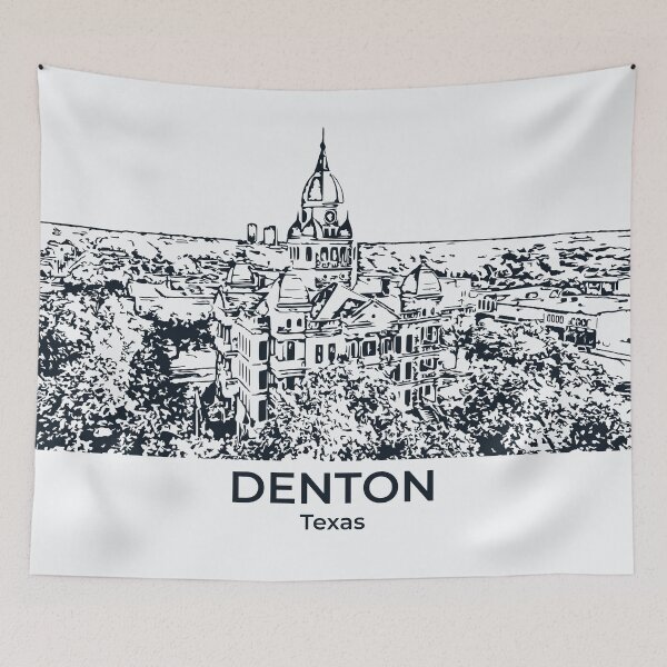 Item preview, Denton – Texas designed and sold by Lakeric Cityscapes.