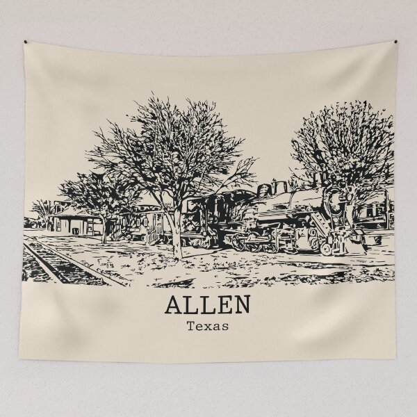Item preview, Allen - Texas designed and sold by Lakeric Cityscapes.