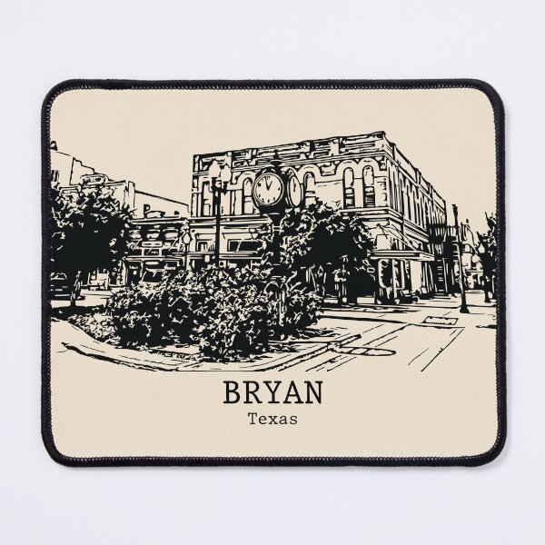 Item preview, Bryan - Texas designed and sold by Lakeric Cityscapes.