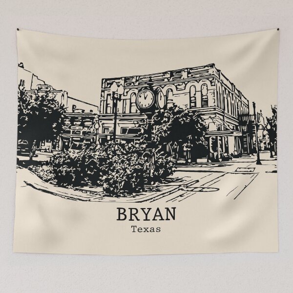 Item preview, Bryan - Texas designed and sold by Lakeric Cityscapes.