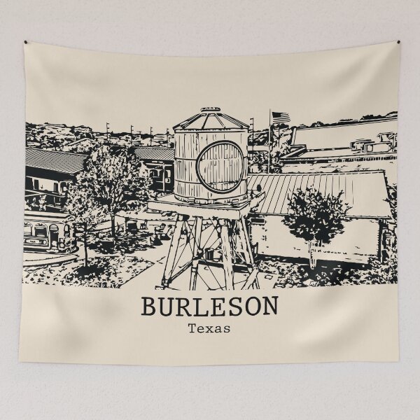 Item preview, Burleson - Texas designed and sold by Lakeric Cityscapes.