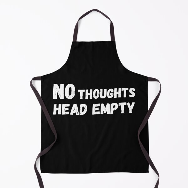 Item preview, No Thoughts Head Empty – Minimalist Funny Quote designed and sold by Still_Mind.