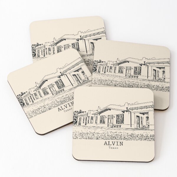 Item preview, Alvin - Texas designed and sold by Lakeric Cityscapes.