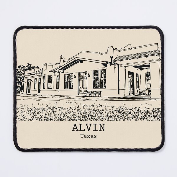 Item preview, Alvin - Texas designed and sold by Lakeric Cityscapes.