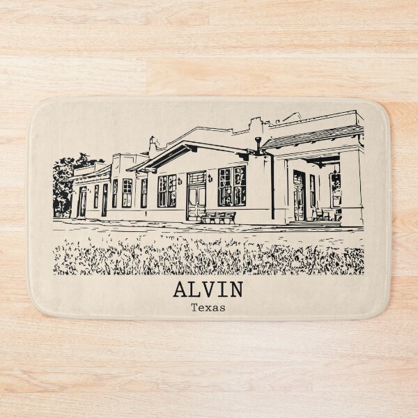 Item preview, Alvin - Texas designed and sold by Lakeric Cityscapes.