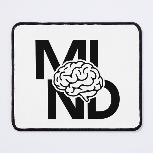 Item preview, Mind Brain Typography Minimalist Mental Health Design designed and sold by SkyLark Studio.