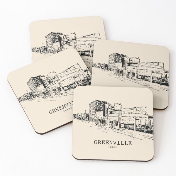 Item preview, Greenville - Texas designed and sold by Lakeric Cityscapes.