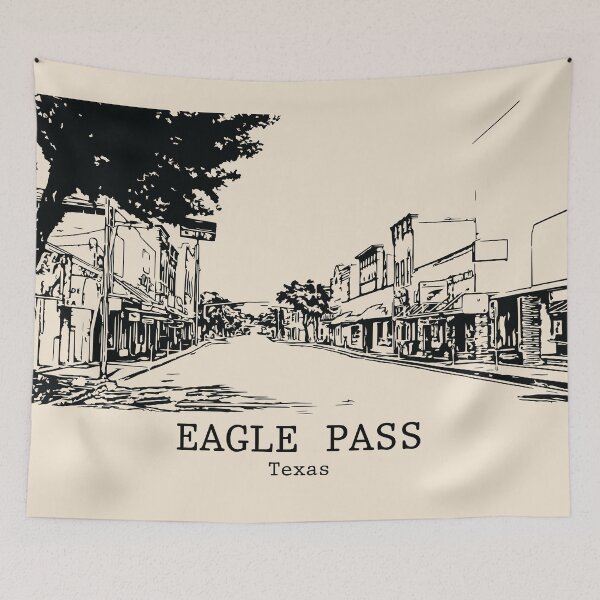 Item preview, Eagle Pass - Texas designed and sold by Lakeric Cityscapes.
