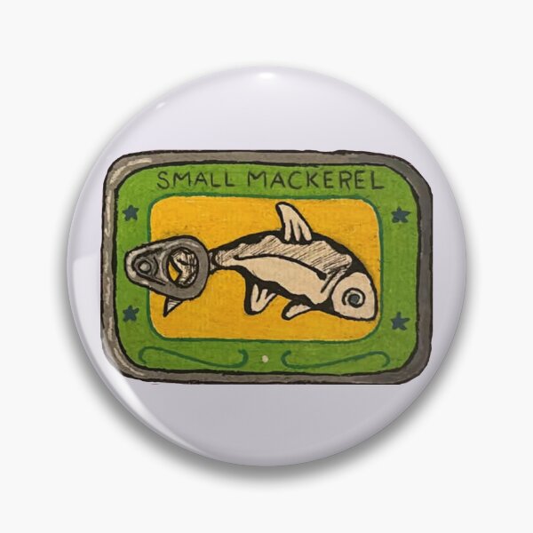 Item preview, Small Mackerel Sardine Tin Horizontal designed and sold by shannonisonline.
