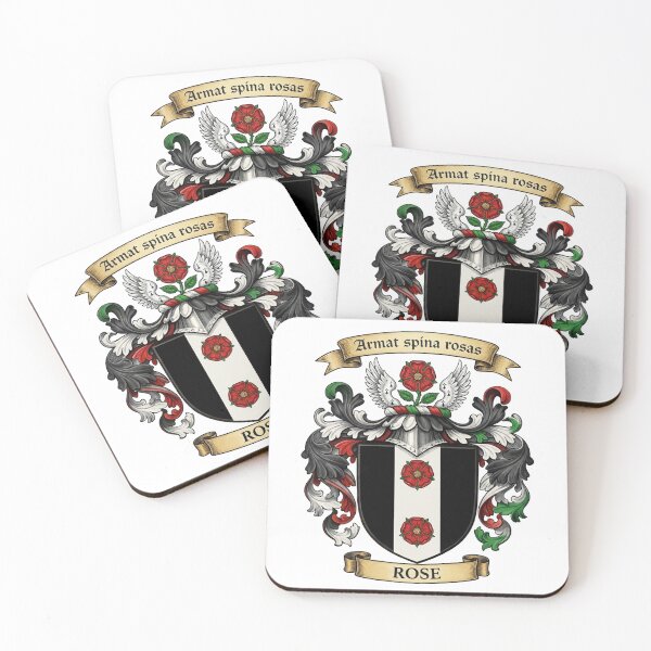 Item preview, The Rose Family Coat of Arms designed and sold by BagTown Clans.
