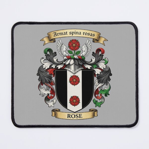 Item preview, The Rose Family Coat of Arms designed and sold by BagTown Clans.