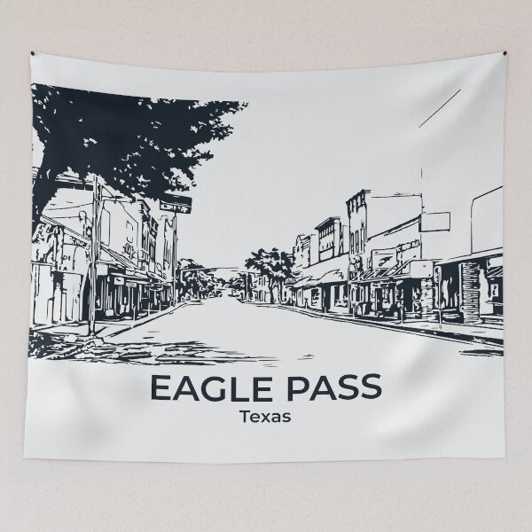 Item preview, Eagle Pass - Texas designed and sold by Lakeric Cityscapes.