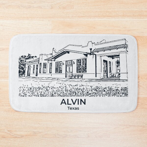 Item preview, Alvin - Texas designed and sold by Lakeric Cityscapes.