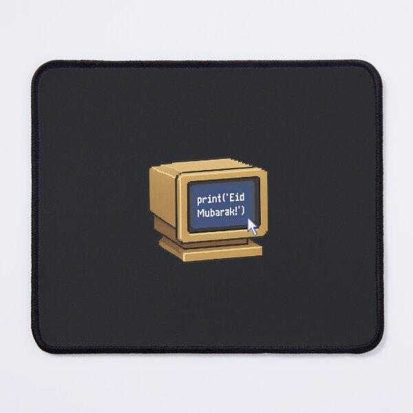 Item preview, Retro "Eid Mubarak" Python print command on a computer designed and sold by namiimami.